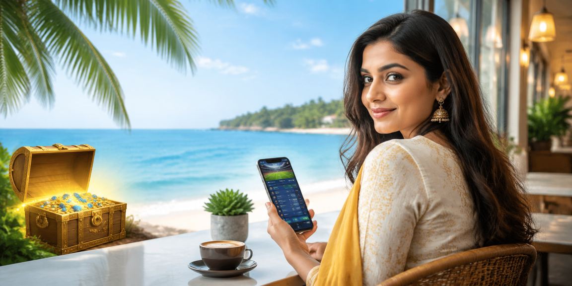 Indian cricket enthusiasts placing bets through mobile app